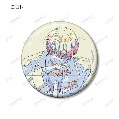 『MILGRAM -ミルグラム-』トレーディング原画缶バッジ ver.C(単位/BOX)【202510再販】